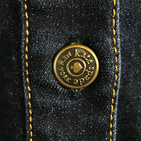 # Kate Spade - Broome Street Denim Rose Dress Sz 6 - Picture 5 of 14